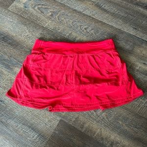Lululemon Pace Rival Mid Rise Skirt 8 Tall